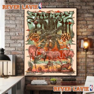 Slightly Stoopid Event Poster At Boca Raton at Sunset Cove Amphitheater Florida On August 22 2026 Art By Jeremy Kramer Poster Decor