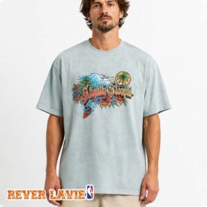 Slightly Stoopid Tee Heather Grey At Fiddlers Green Amphitheatre In Denver Colorado On August 7 2026 With Tropical Floral Surf Graphic