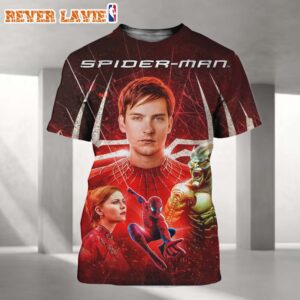 Spider-Man 2 Tobey Maguire And Kirsten Dunst Movie 2026 Redesigned Official Poster From Sony Pictures All Over Print Shirt