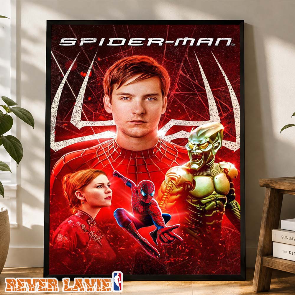 Spider-Man 2 Tobey Maguire And Kirsten Dunst Movie 2026 Redesigned Official Poster From Sony Pictures Wall Art Home Decor Spider-Man 2 Tobey Maguire And Kirsten Dunst Movie 2026 Redesigned Official Poster From Sony Pictures Wall Art Home Decor