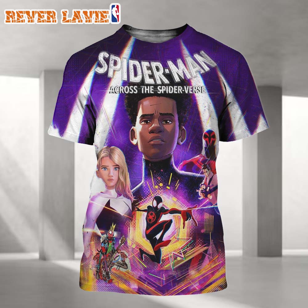 Spider-Man Across The Spider Verse 2026 Redesigned Official Sony Pictures Animated All Over Print Shirt Spider-Man Across The Spider Verse 2026 Redesigned Official Sony Pictures Animated All Over Print Shirt