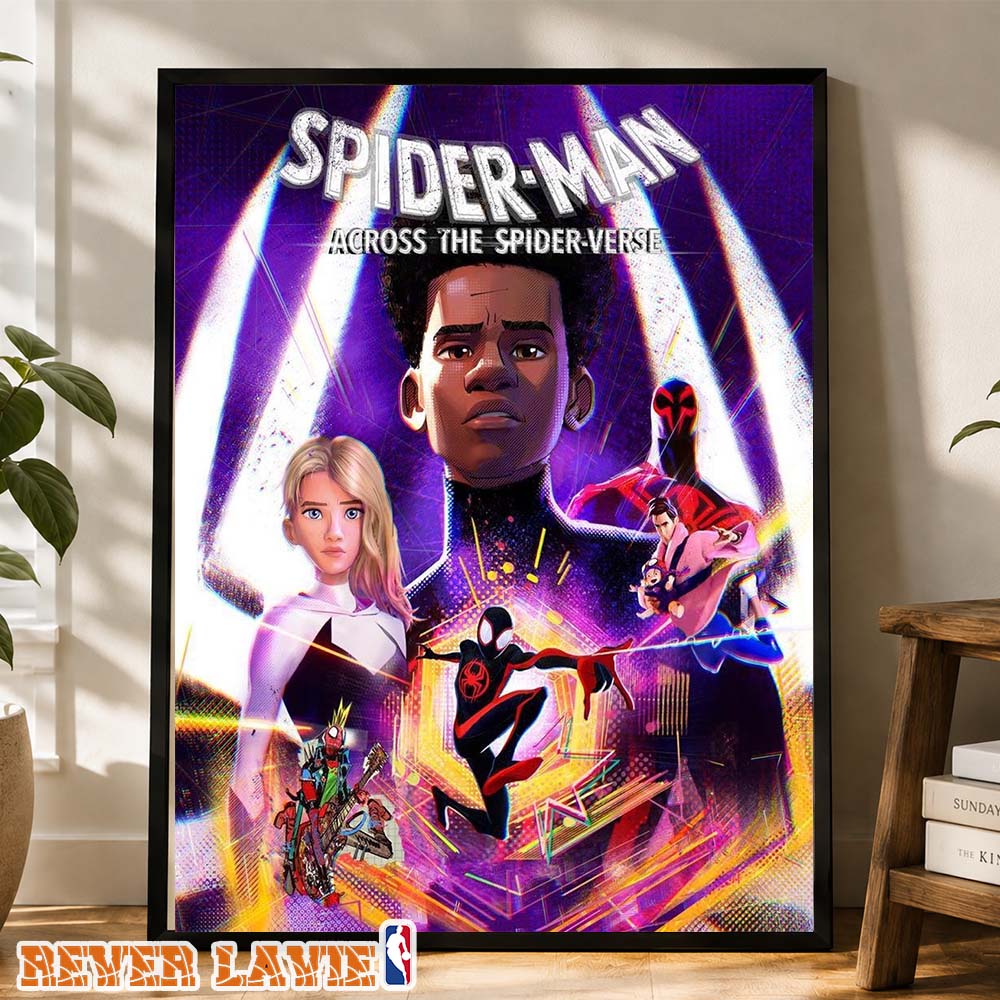 Spider-Man Across The Spider Verse 2026 Redesigned Official Sony Pictures Animated Poster Canvas Spider-Man Across The Spider Verse 2026 Redesigned Official Sony Pictures Animated Poster Canvas