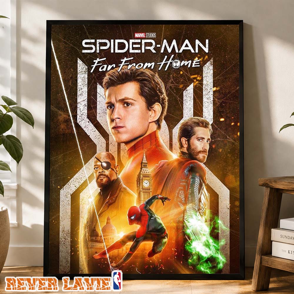 Spider-Man Far From Home 2026 Redesigned Official Poster Sony Pictures Marvel Studios Poster Canvas Spider-Man Far From Home 2026 Redesigned Official Poster Sony Pictures Marvel Studios Poster Canvas