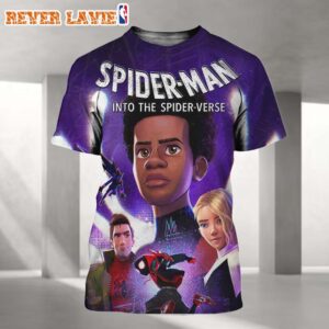 Spider-Man Into The Spider Verse 2026 Redesigned Official Poster Sony Pictures Animated All Over Print Shirt