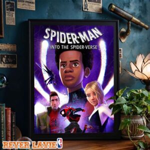 Spider-Man Into The Spider Verse 2026 Redesigned Official Poster Sony Pictures Animated Poster Canvas