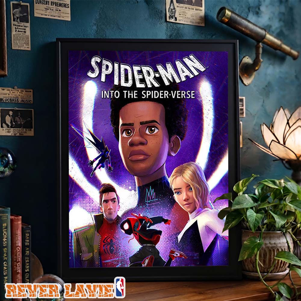 Spider-Man Into The Spider Verse 2026 Redesigned Official Poster Sony Pictures Animated Poster Canvas Spider-Man Into The Spider Verse 2026 Redesigned Official Poster Sony Pictures Animated Poster Canvas