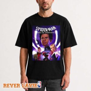 Spider-Man Into The Spider Verse 2026 Redesigned Official Poster Sony Pictures Animated Unisex T-Shirt
