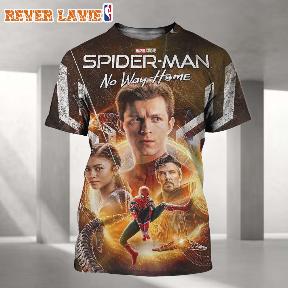 Spider-Man No Way Home 2026 Redesigned Official Poster Sony Pictures Marvel Studios All Over Print Shirt Spider-Man No Way Home 2026 Redesigned Official Poster Sony Pictures Marvel Studios All Over Print Shirt