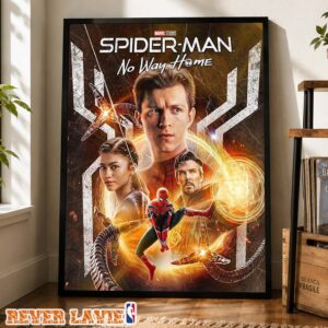 Spider-Man No Way Home 2026 Redesigned Official Poster Sony Pictures Marvel Studios Poster Canvas