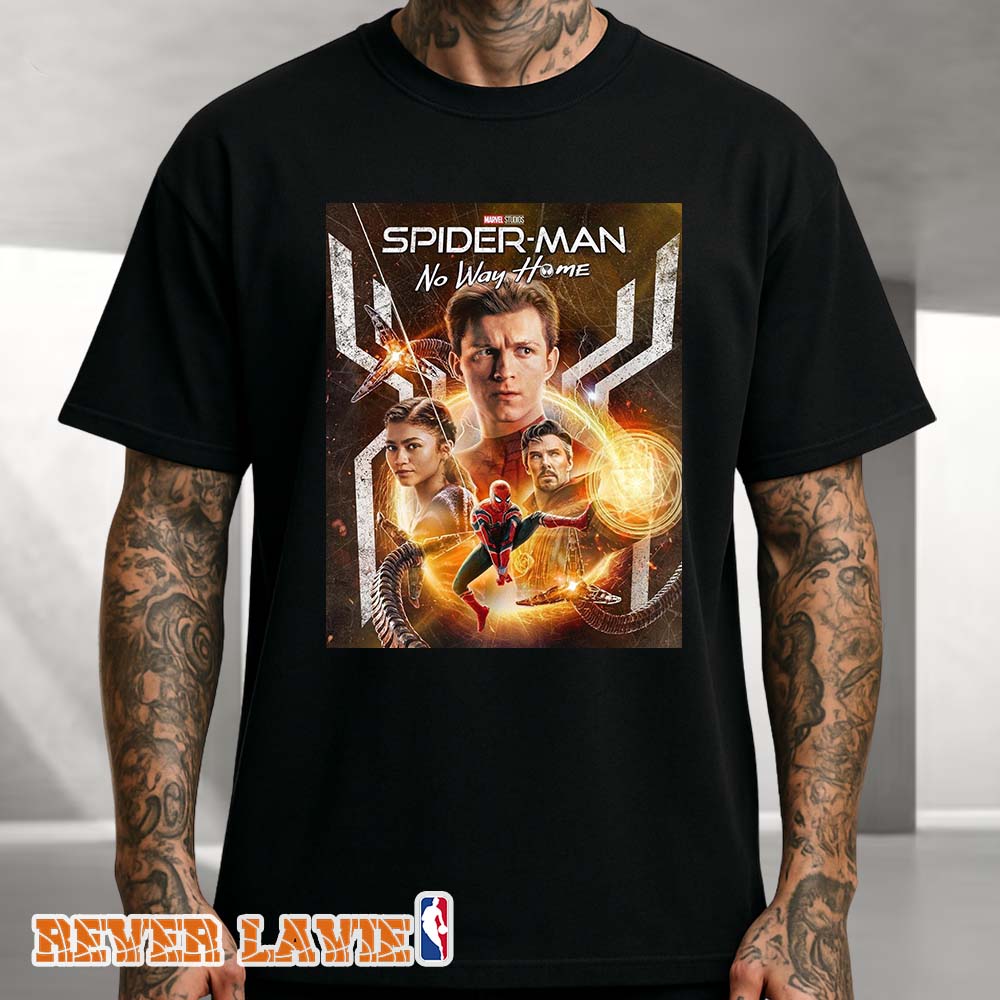 Spider-Man No Way Home 2026 Redesigned Official Poster Sony Pictures Marvel Studios Unisex T-Shirt Spider-Man No Way Home 2026 Redesigned Official Poster Sony Pictures Marvel Studios Unisex T-Shirt