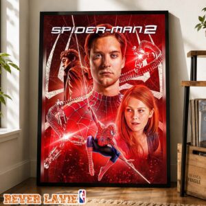 Spider-Man Tobey Maguire Original Trilogy Movie 2026 Redesigned Official Poster From Sony Pictures Poster Canvas