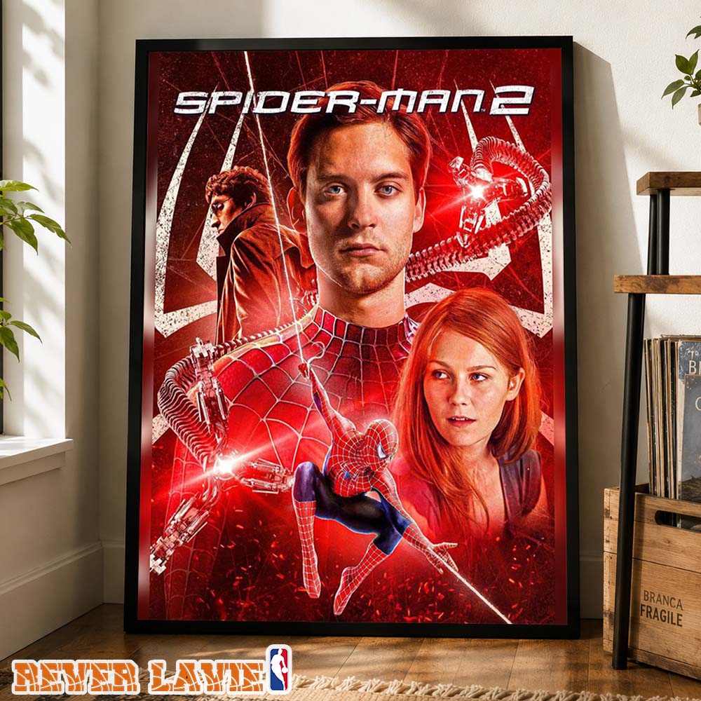 Spider-Man Tobey Maguire Original Trilogy Movie 2026 Redesigned Official Poster From Sony Pictures Poster Canvas Spider-Man Tobey Maguire Original Trilogy Movie 2026 Redesigned Official Poster From Sony Pictures Poster Canvas