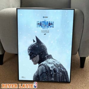 The Batman Part II 2028 Gotham Never Dies Snow Variant Movie Poster Canvas