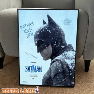 The Batman Part II 2028 Snowy Gotham Robert Pattinson Fan Art Movie Wall Art Home Decor Poster