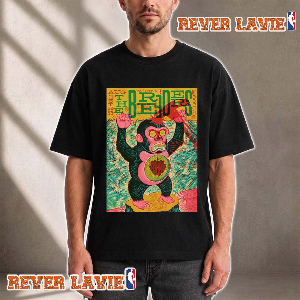 The Breeders San Diego 2026 Poster At The Sound On August 25 2026 Unisex T Shirt The Breeders San Diego 2026 Poster At The Sound On August 25 2026 Unisex T Shirt