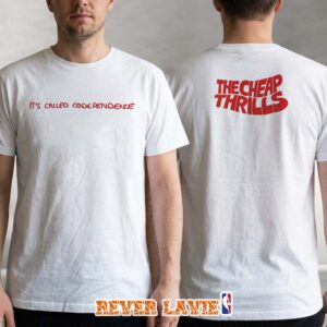 The Cheap Thrills Codependence White Graphic Two Sided T-Shirt