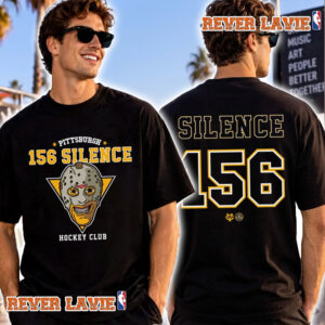 156 Silence x Violent Gentlemen Hockey Club Pittsburgh T Shirt Two Sided