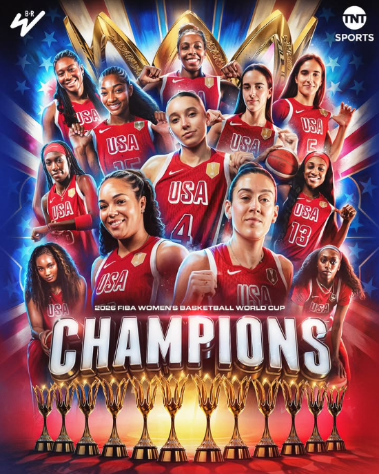 2026 FIBA Women's Basketball World Cup Champions USA National Team