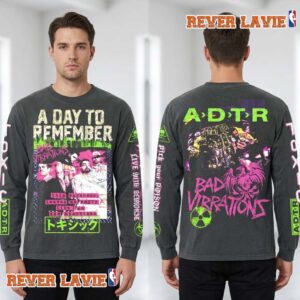 A Day To Remember BV Bootleg Long Sleeve Bad Vibrations 10 Year Anniversary 2026 Unisex Longsleeve