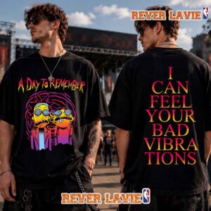 A Day To Remember Hypnotize Tee Bad Vibrations 10 Year Anniversary 2026 T Shirt Two Sided