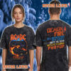 Iron Maiden Run For Your Lives 2026 Los Angeles CA Exclusive Tee At BMO Stadium On September 25 And 27 2026 Washed T Shirt