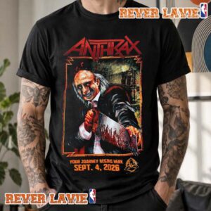 Anthrax Brooklyn New York 2026 Exclusive Tee At Saint Vitus Bar On September 4 2026 Unisex T Shirt