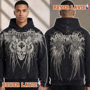 Babymetal x Affliction 2026 Limited Skull Collab Washed Hoodie