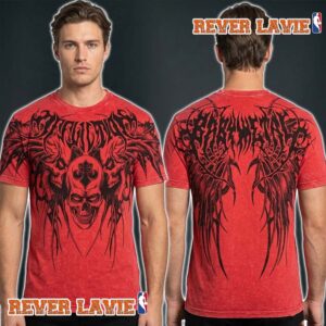 Babymetal x Affliction Skull Head Red Unisex T Shirt