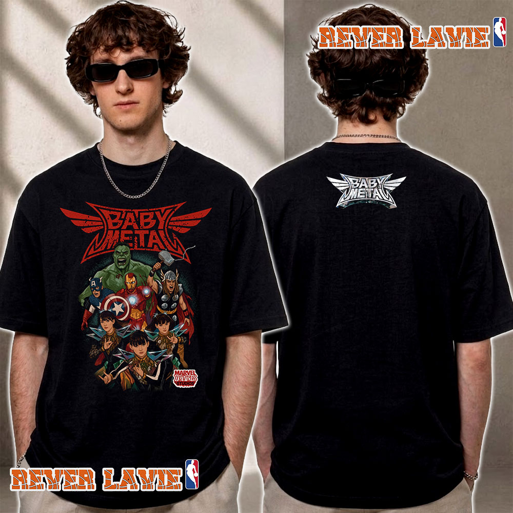 Babymetal x Marvel Exclusive Tee Marvel Zombies Comic T Shirt Two Sided Babymetal x Marvel Exclusive Tee Marvel Zombies Comic T Shirt Two Sided
