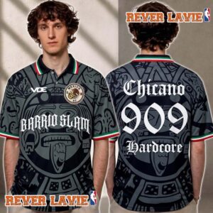 Barrio Slam Chicano 909 Hardcore Away Soccer Jersey Mexican