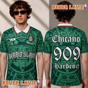 Barrio Slam Chicano 909 Hardcore Home Soccer Jersey Mexican