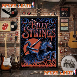 Billy Strings Fall Tour 2026 Denver Colorado Poster On September 18 19 2026 At Ball Arena Art By Lewy Jones Poster Decor