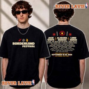 Borderland Festival 2026 Full Line Up Tee At Knox Farm State Park On September 18 To 20 2026 New York T Shirt Two Sided