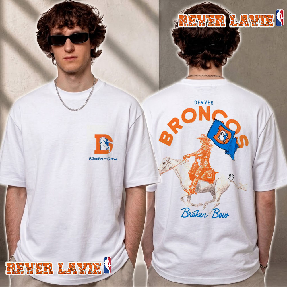 Broken Bow x Denver Broncos Thunderstruck T Shirt Two Sided Broken Bow x Denver Broncos Thunderstruck T Shirt Two Sided