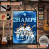 Congrats Tampa Bay Rays Champions American League East 2026 Poster Decor Congrats Tampa Bay Rays Champions American League East 2026 Poster Decor