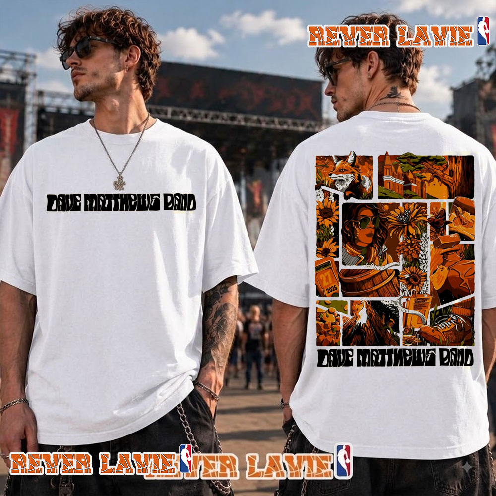 Dave Matthews Band Bourbon And Beyond Festival 2026 Event Poster On September 27 2026 Louisville Kentucky T Shirt Two Sided Dave Matthews Band Bourbon And Beyond Festival 2026 Event Poster On September 27 2026 Louisville Kentucky T Shirt Two Sided
