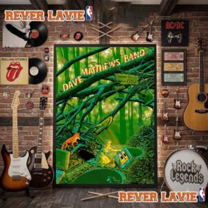 Dave Matthews Band Fall Tour 2026 Event Poster At The Gorge Amphitheatre On August 4 5 6 2026 George WA Poster Decor