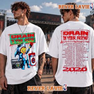 Drain Is Your Friend 2026 Schedule Tour Dates Exclusive Merch T Shirt Two Sided