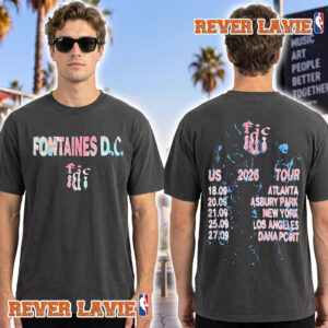 Fontaines DC US 2026 Tour Exclusive Tee Live in Concert Brooklyn At Kings Theatre On September 21 2026 Unisex T Shirt