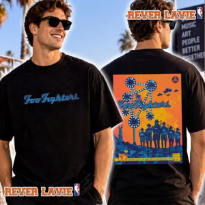Foo Fighters Take Cover Tour 2026 Event Poster At Allegiant Stadium On September 26 2026 Las Vegas NV T Shirt Two Sided