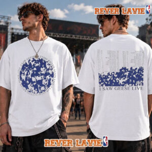 Geese Nashville Merch Tee I Saw Geese Live Getting Killed Again Tour 2026 Schedule Tour Dates T Shirt Two Sided