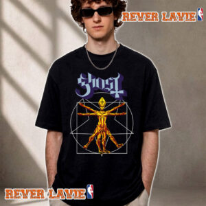 Ghost Popestar Golden The Vitruvian Ghost Unisex T Shirt