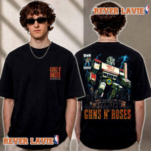 Guns N Roses Atlanta GA Exclusive Tee At Truist Park On September 19 2026 Gundam In City Art T Shirt Two Sided