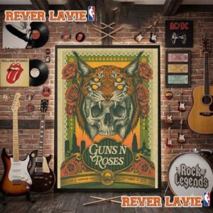Guns N Roses San Diego CA Event Poster At Snapdragon Stadium On September 2 2026 Poster Decor