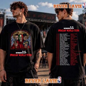 Kneecap Fenian World Tour 2026 Schedule Tour Dates T Shirt Two Sided