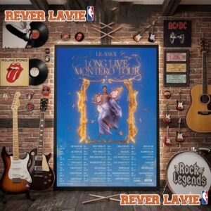 Lil Nas X Long Live Montero Tour 2026 Schedule Tour Dates Poster Decor