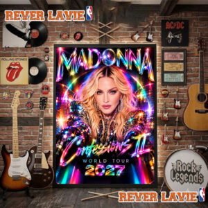 Madonna Confessions II World Tour 2027 Poster Decor