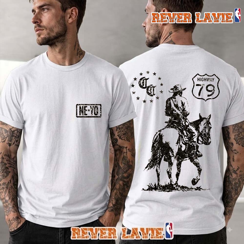 Ne Yo x Compton Cowboys Collab T Shirt Two Sided Ne Yo x Compton Cowboys Collab T Shirt Two Sided