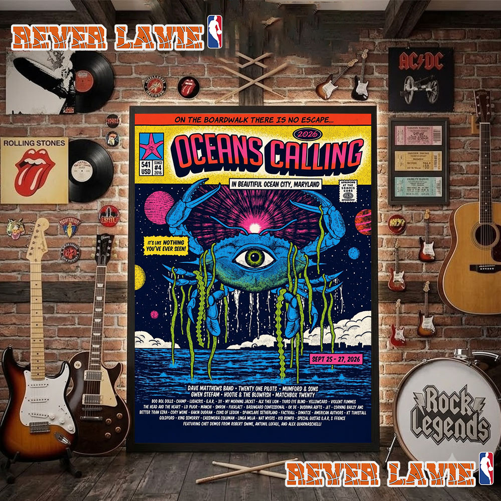 Oceans Calling Festival 2026 Maryland Full Line Up September 25 27 2026 Poster Decor Oceans Calling Festival 2026 Maryland Full Line Up September 25 27 2026 Poster Decor