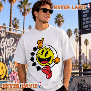 Pac Man x Blink-182 Smiley Unisex T Shirt